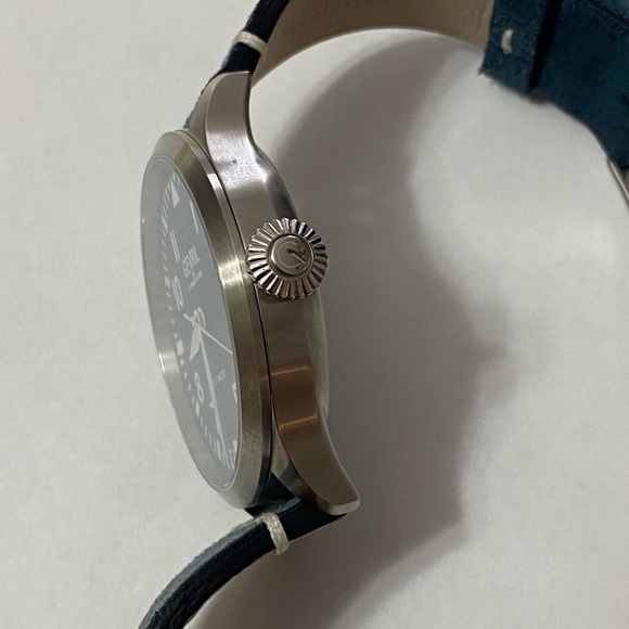 Gevril Vaughn Swiss Automatic Pilot Watch in Blue